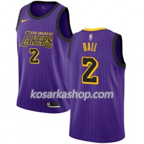 Dres Los Angeles Lakers Lonzo Ball 2 Nike 2018-19 City Edition Ljubičasta Swingman
